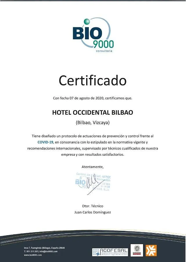 Occidental Bilbao Hotel 4*,  Spain